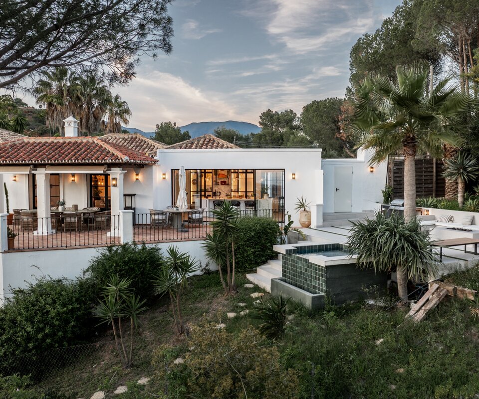 Einzigartige spanische Cortijo-Stil Villa mit atemberaubendem Blick in El Madroñal