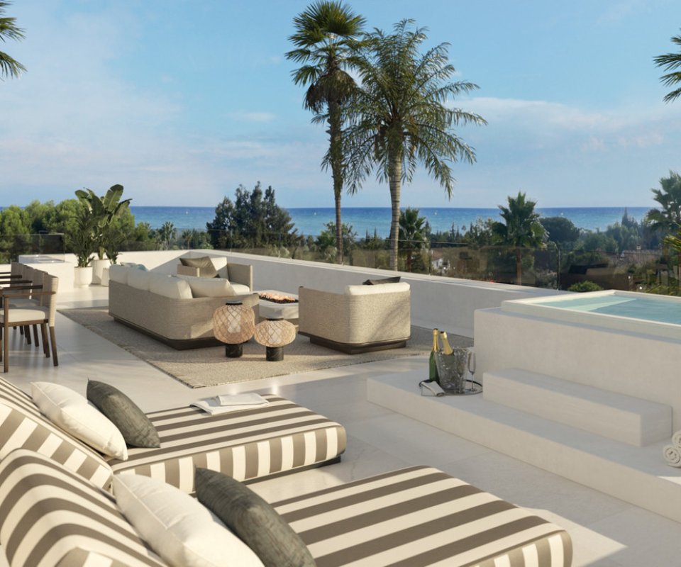 Villa de estilo contemporáneo a estrenar en la prestigiosa zona junto a la playa 